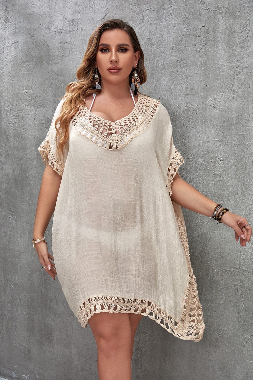 Suknia plażowa plus size