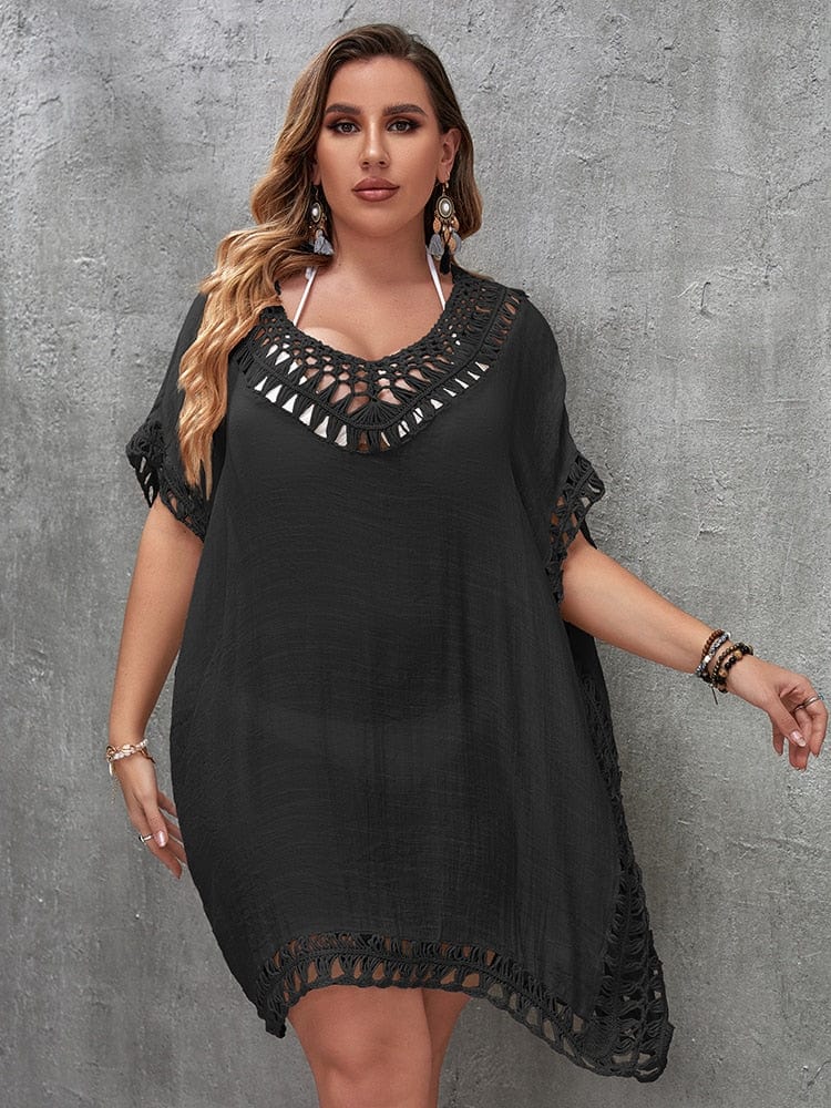 Suknia plażowa plus size